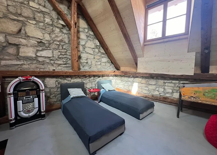 Marys Family Friendly Apartments,Visit Rhine Falls For Free If You Stay 2 Nights, Soho 95M2 2-Bedrooms 2Nd Floor & South Beach 105M2 3-Bedrooms & Loft 115M2 3-Bedrooms Suite With Galerie,Loft Netz 20M2, Pinball, Schaffhausen-Hemmental, Rheinfall 10 K